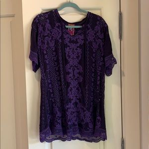 Johnny Was embroidered top.